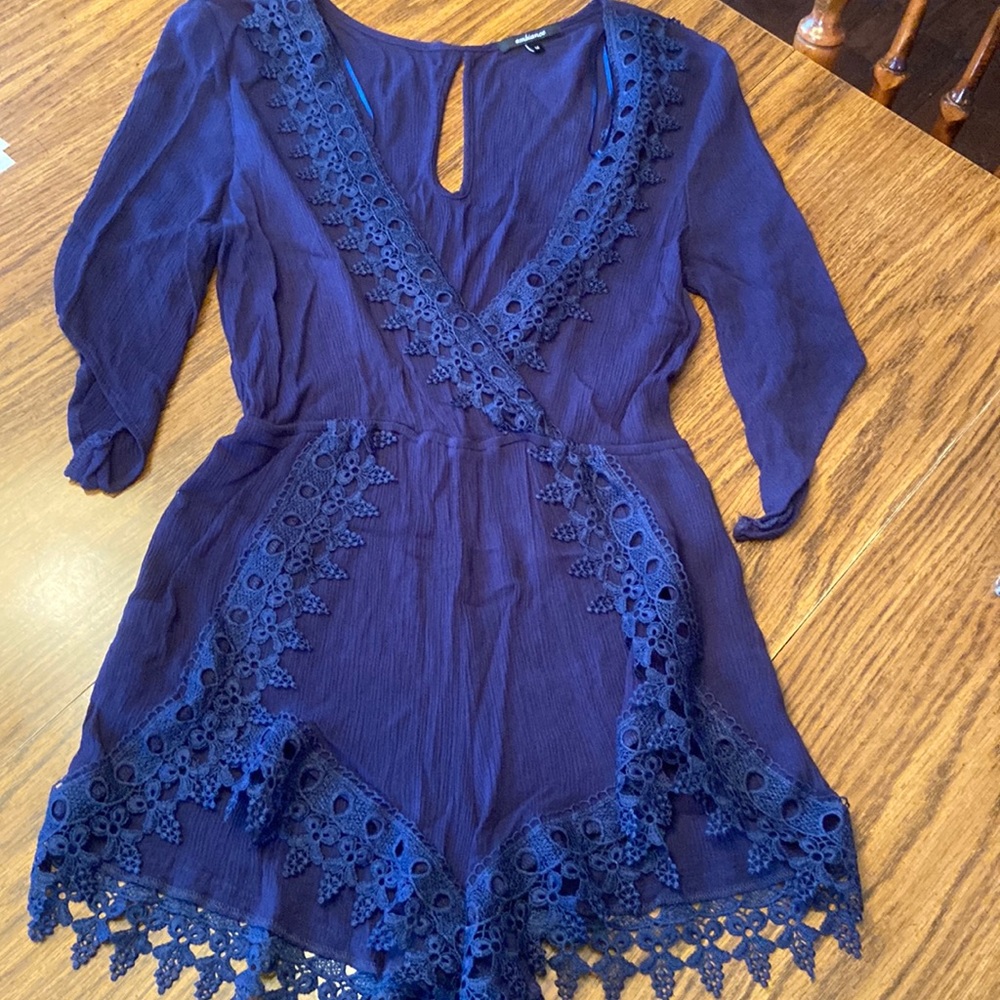 Navy romper